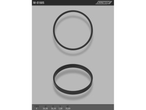 M-01605 (EMMETEC) Кольцо тефлоновое ГУР O34,4x36,4 S3,8 тип 4