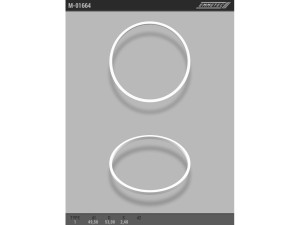 M-01664 (EMMETEC) Кольцо тефлоновое ГУР O49,5x53 S2,4 тип 1