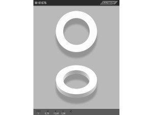 M-01676 (EMMETEC) Кільце тефлонове ГПК O8,7x13,6 S2 тип 1