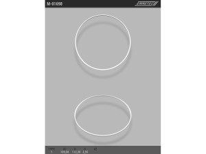 M-01698 (EMMETEC) Кільце тефлонове ГПК O109,5x112,3 S2,55 тип 1