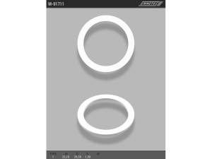 M-01711 (EMMETEC) Кольцо тефлоновое ГУР O23,1x29,5 S1,58 тип 1