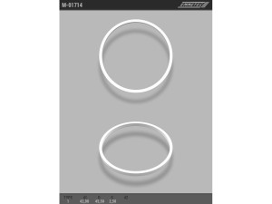 M-01714 (EMMETEC) Кольцо тефлоновое ГУР O42x45,5 S2,5 тип 1