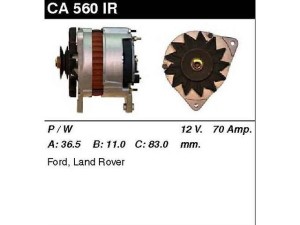 CA560IR (MSG Rebuilding) ГенераторFord Escort 86-90 Land Rover Discovery I 89-98 Land Rover Defender 90-06