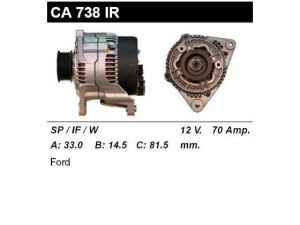 CA738IR (MSG Rebuilding) ГенераторFord Mondeo II 96-00