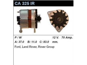 CA325IR (MSG Rebuilding) ГенераторFord Escort 86-90 Land Rover Discovery I 89-98