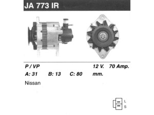 JA773IR (MSG Rebuilding) Генератор