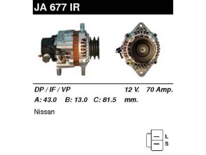 JA677IR (MSG Rebuilding) Генератор