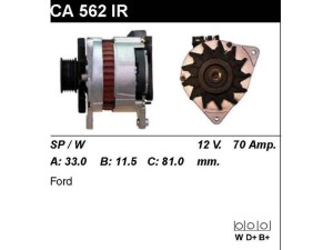 CA562IR (MSG Rebuilding) Генератор