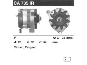 CA735IR (MSG Rebuilding) Генератор