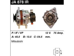 JA878IR (MSG Rebuilding) ГенераторMitsubishi Pajero II 91-99