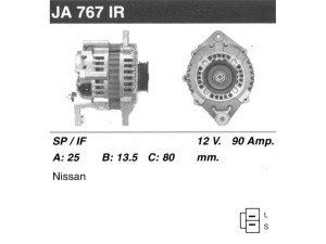 JA767IR (MSG Rebuilding) Генератор