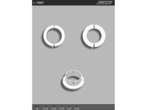 L-10067 (EMMETEC) Втулка ущільнювальна ГПК 26,00/28,00/37,80*2,80/14,00 тип 5AAudi A8 10-18 Peugeot 406 97-04