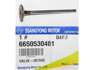 6650530401 (SSANGYONG) Клапан впускний 2.0XDI 16V, 2.7XDI 20VSsangYong Rexton 06-12 SsangYong Kyron 05-11 SsangYong Actyon 06-11