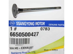 6650500427 (SSANGYONG) Клапан выпускной 2.0XDI 16V, 2.7XDI 20VSsangYong Actyon 12- SsangYong Actyon 06-11 SsangYong Actyon Sports 06-12