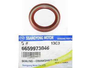 6659973046 (SSANGYONG) Сальник коленвала передний 2.0XDI 16V, 2.7XDI 20VSsangYong Rexton 01-06 SsangYong Kyron 05-11 SsangYong Actyon 06-11