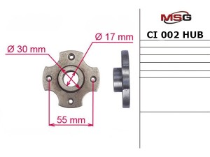 CI002HUB (Saginaw) Ступица насоса ГУРPeugeot 306 93-02 Peugeot Partner 96-08 Citroen Berlingo 96-08