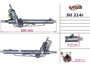 SU214R (SHOWA) Рулевая рейка с ГУРSubaru Outback 03-09 Subaru Legacy 03-09 Subaru Impreza 07-11