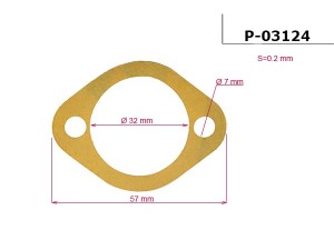 P-03124 (EMMETEC) Прокладка ГУР