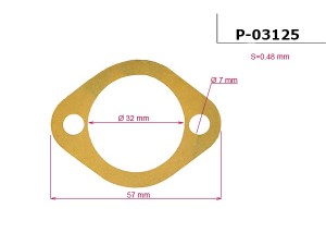 P-03125 (EMMETEC) Прокладка ГУР