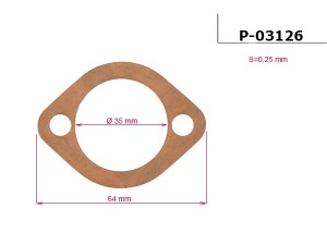 P-03126 (EMMETEC) Прокладка ГУР