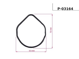 P-03164 (EMMETEC) Прокладка ГУР