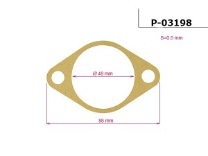 P-03198 (EMMETEC) Прокладка ГУР