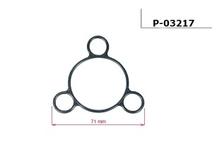 P-03217 (EMMETEC) Прокладка ГПКHonda Insight 08-14 Honda Fit 07-14 Honda Jazz 08-15