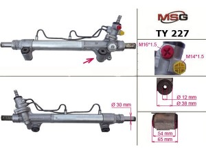 TY227 (MSG) Рулевая рейка с ГУР