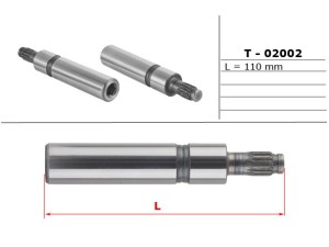 T-02002 (EMMETEC) Вал насоса ГУРRenault Megane I 96-03 Renault Espace 97-02 Volvo S40 95-04