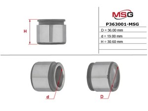 P363001-MSG (MSG) Поршень гальмівного супорту