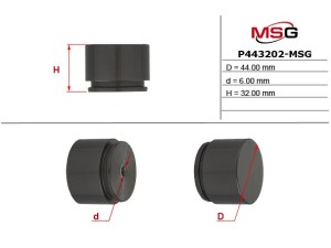 P443202-MSG (MSG) Поршень тормозного суппортаVW Touareg 02-10 Mercedes-Benz E-Class W212 09-16 BMW 3 F30-31 12-19