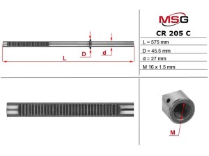 CR205C (MSG) Шток рулевой рейки с ГУРOpel Antara 06-15 Chevrolet Captiva 11-19 Chevrolet Captiva 06-11