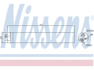 95453 (NISSENS) Осушитель кондиционераVW Tiguan 08-16