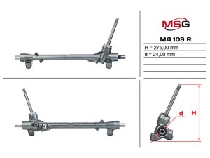 MA109R (JTEKT) Рульова рейка без ГПК