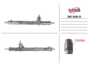 AR206R (TRW) Рулевая рейка с ГУРAlfa Romeo GT 03-10 Alfa Romeo 147 00-10