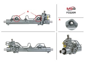 FO220R (FORD) Рульова рейка з ГУРFord Ka 96-08