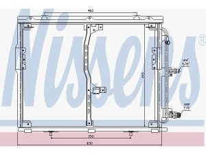 94330 (NISSENS) Радіатор кондиціонера