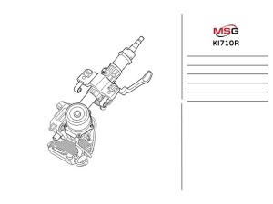 KI710R (KIA) Рулевая колонка с ЭУРKia Soul 14-19