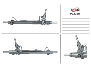 PE221R (KOYO) Рулевая рейка с ГУРPeugeot 407 03-11 Citroen C6 05-12