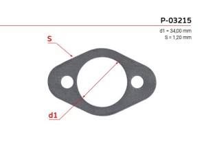 P-03215 (EMMETEC) Прокладка ГУР