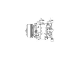 CS20515 (DELPHI) Компресор кондиціонераHonda CR-Z 10-16 Honda Insight 08-14