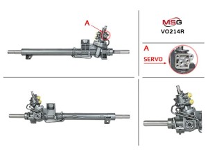 VO214R (SMI) Рулевая рейка с ГУРVolvo S80 98-05