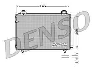 DCN50024 (DENSO) Радіатор кондиціонераToyota Avensis 03-10