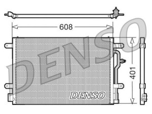 DCN02012 (DENSO) Радиатор кондиционераAudi A4 04-08 Audi A4 07-15 SEAT Exeo 08-13