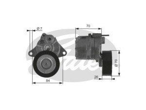 T38415 (GATES) Натягувач ременяMercedes-Benz Sprinter 906 06-18 Mercedes-Benz E-Class W211 02-09 Jeep Grand Cherokee 98-04