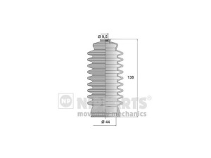 TY204DUSTER1 (MSG) Пильовик рульової рейкиToyota Corolla 91-97