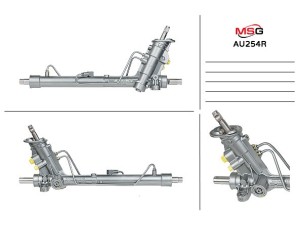 AU254R (TRW) Рульова рейка з ГУРVW Polo 09-18 Audi A1 10-18