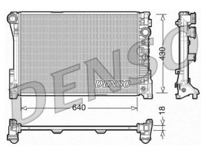 DRM17005 (DENSO) Радиатор основнойMercedes-Benz E-Class W212 09-16 Mercedes-Benz C-Class W204 07-14