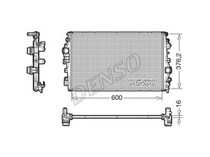 DRM01009 (DENSO) Радиатор основнойAlfa Romeo Giulia 16-