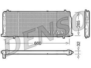 DRM02004 (DENSO) Радиатор основнойAudi 100 82-91